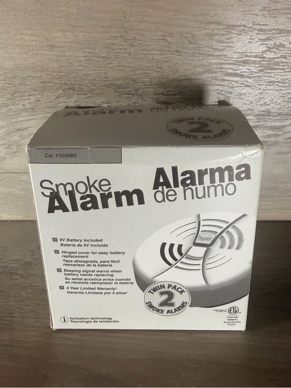 Twin Pack Smoke Alarm - White